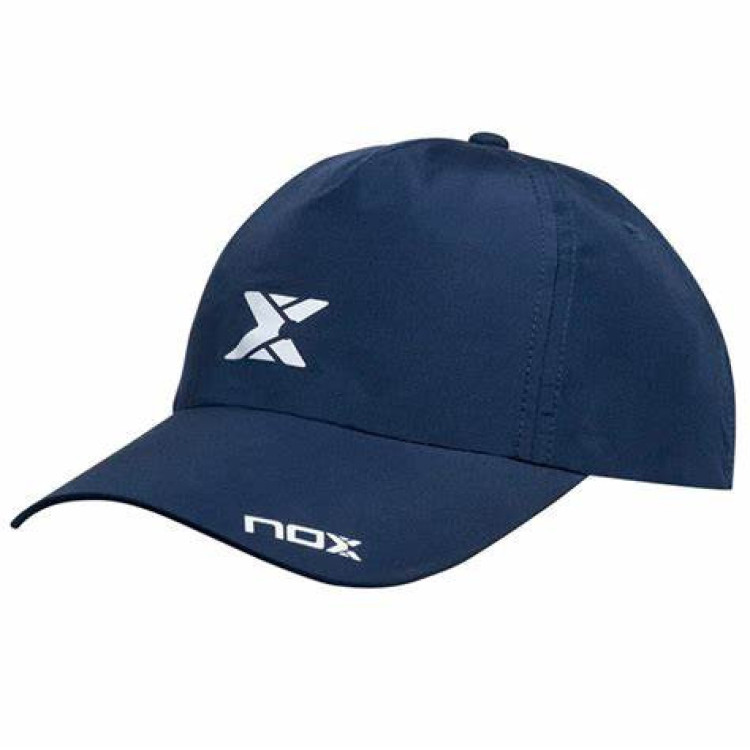 Gorra Nox Azul Logo Blanco