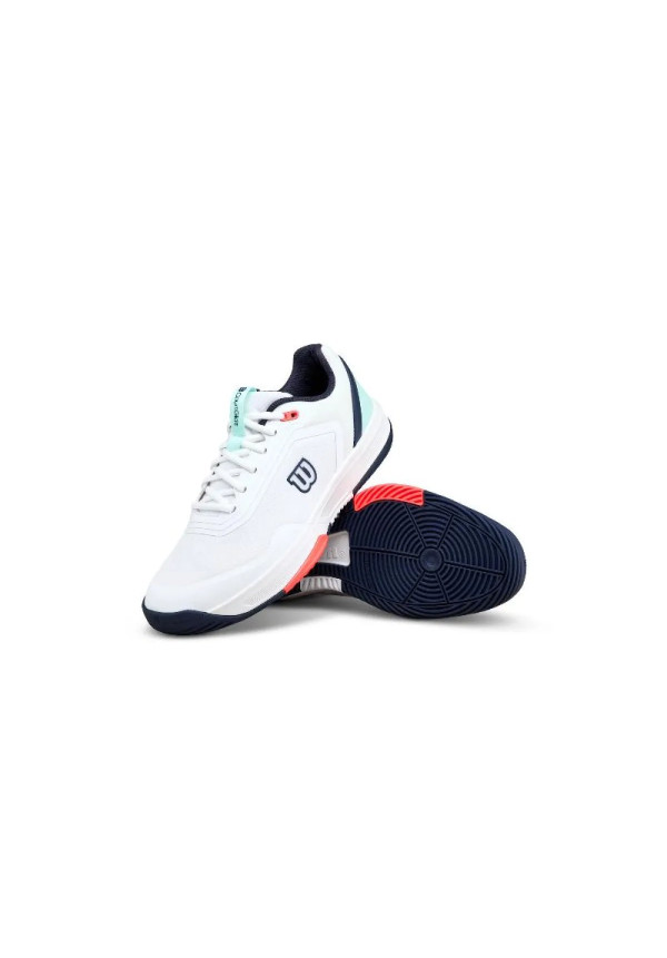 Zapatillas de Padel Wilson Courtglide Padel Blanco Aguamarina