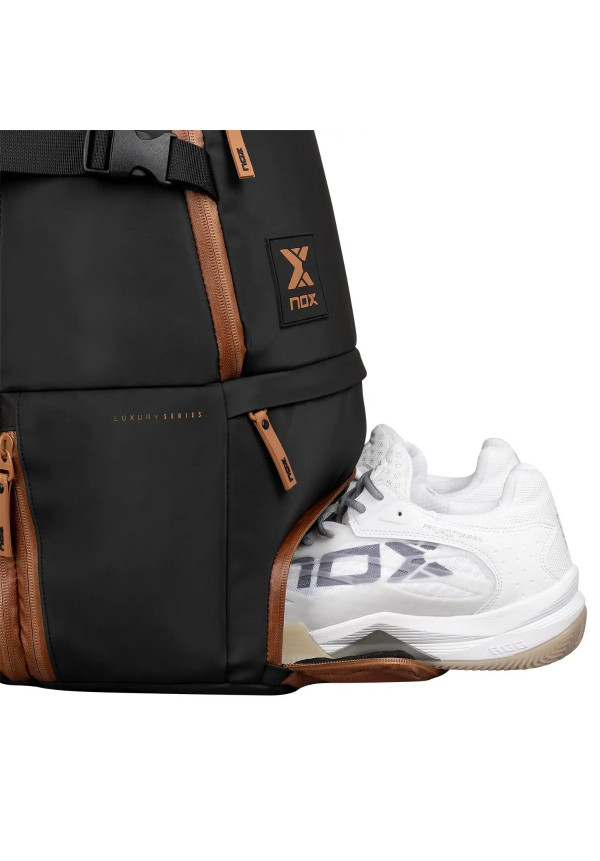 NOX MOCHILA OPEN SERIES BLACK/BROWN