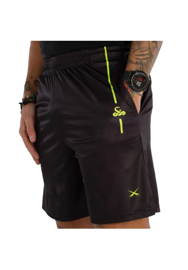 Short Vibora Black Mamba X Aniversario Negro Amarillo Fluor