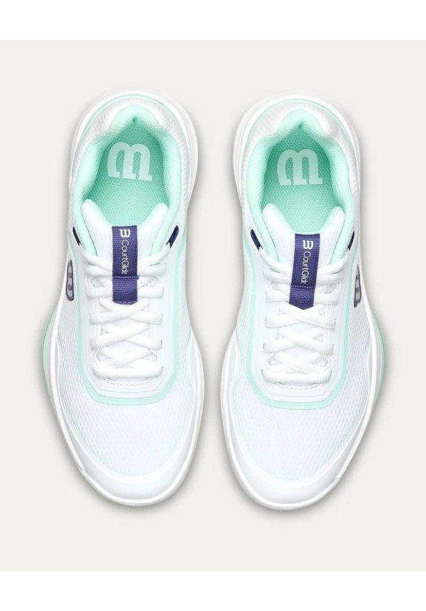 Zapatillas Wilson Courtglide Padel Aguamarina mujer